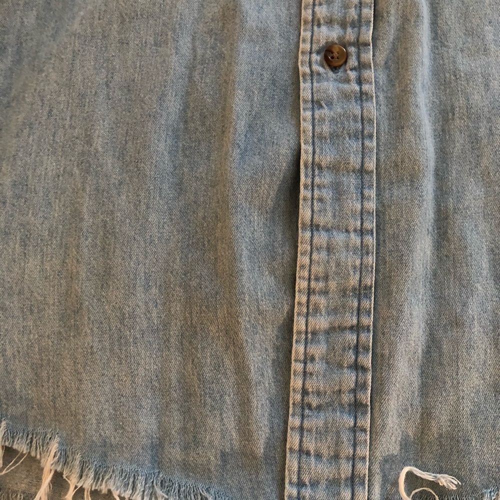 REPURPOSED DENIM DRESS - Picture 5 of 6